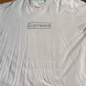 Supreme Chalk Box Logo XL T shirt